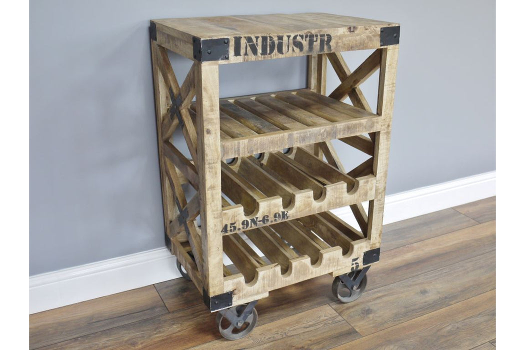 Industrial Wine Trolley Wine Racks Sup170 