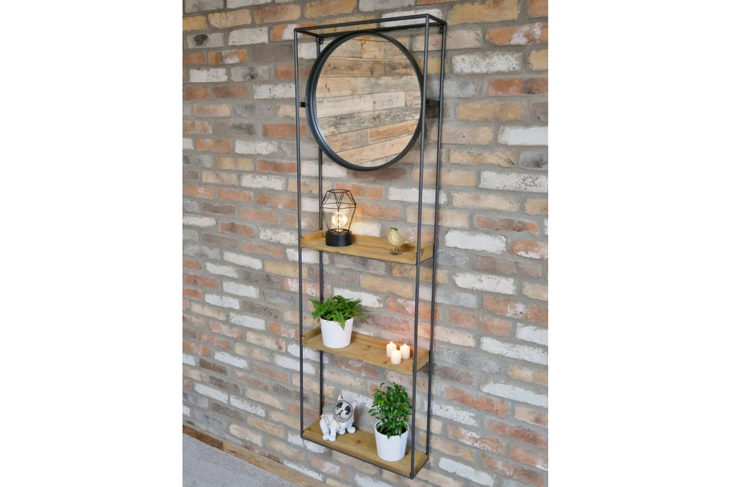 Industrial Wall Unit with mirror Wall Rack Sup170 