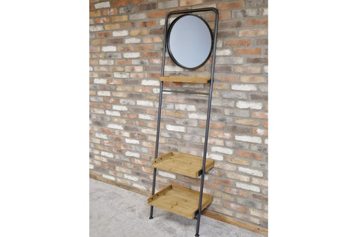 Industrial Shelves & Mirror Wall Rack Sup170 