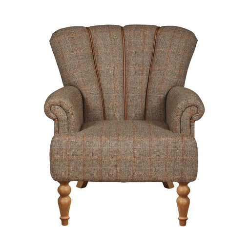 Lily Petite Size Chair - Hunting Lodge Harris Tweed Arm Chairs Supplier 172 
