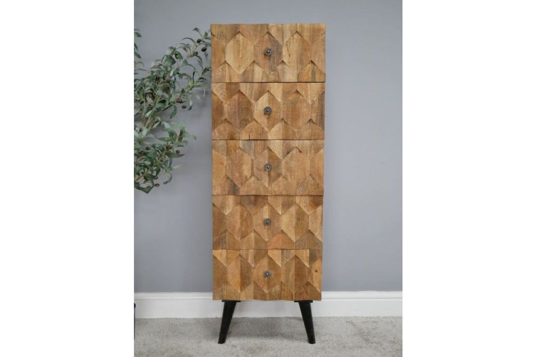 Industrial Tall Boy Chest of Drawers Sup170 