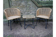 Rattan Table & Two Chairs Dining Set Sup170 