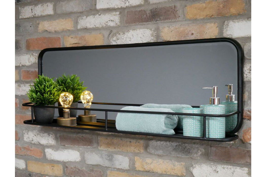 Industrial Shelf With Mirror 2 per box Wall Rack Sup170 