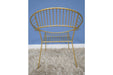 Retro Chair - Gold Chair Sup170 