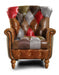 Alderley Leather Patchwork Chair Arm Chairs Supplier 172 