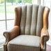 Fluted Wing Armchair - Hunting Lodge Harris Tweed Arm Chairs Supplier 172 