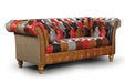 Presbury Patchwork 2 Seater Chester Club Sofas Supplier 172 