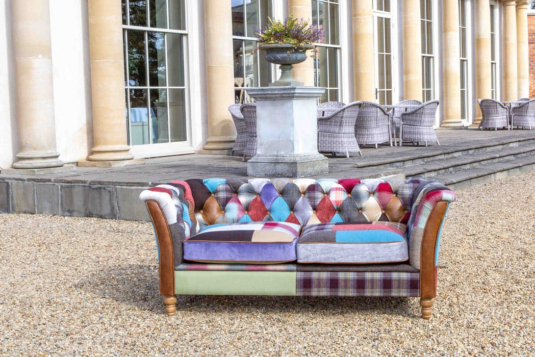 Rutland Harlequin Patchwork 2 Seater Sofa Sofas Supplier 172 