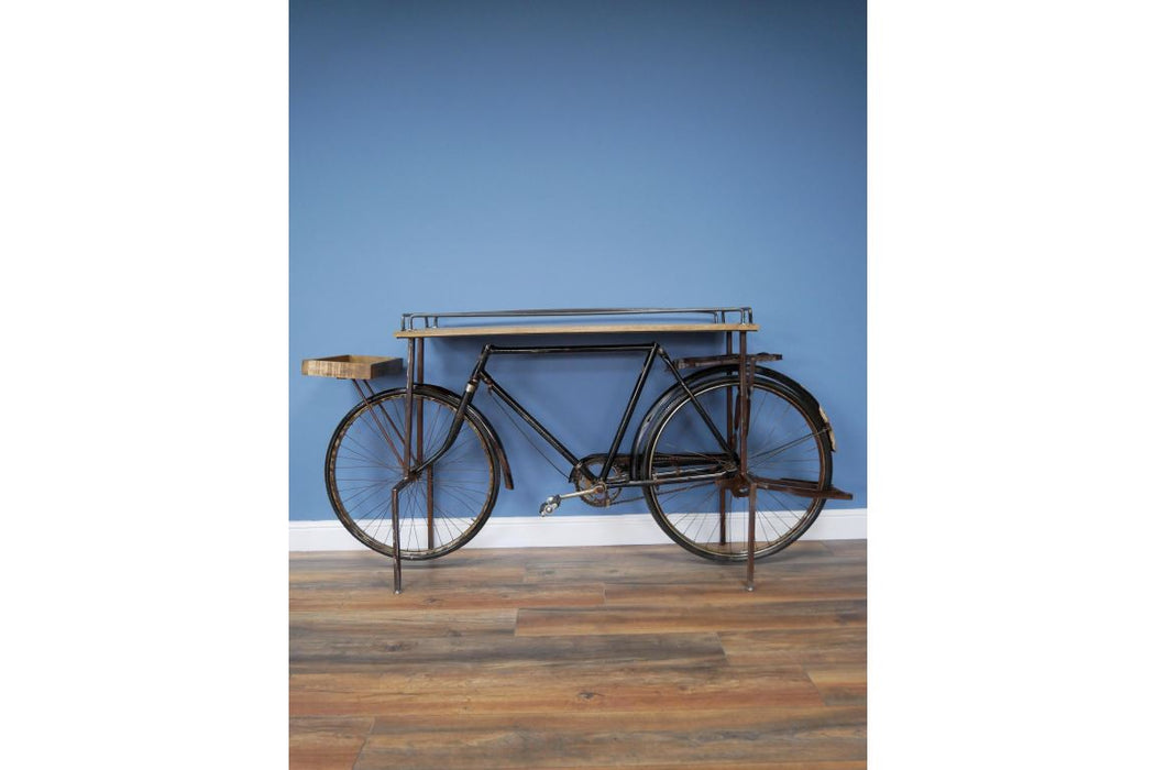 Bike Side Table Wine Racks Sup170 