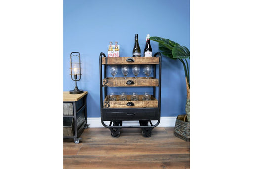 Industrial Trolley Wine Racks Sup170 