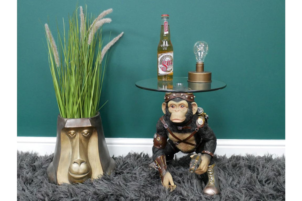 Steampunk Monkey Table Side Table Sup170 