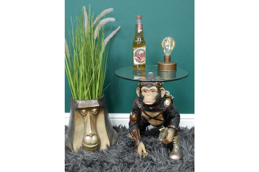 Steampunk Monkey Table Side Table Sup170 