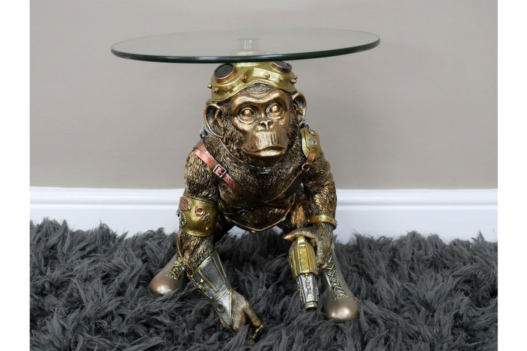 Steampunk Monkey Table Side Table Sup170 