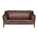 Malone Compact 2 Seater Espresso Leather Sofas Supplier 172 