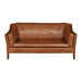 Malone Compact 2 Seater Brown Tan Leather sofa Supplier 172 