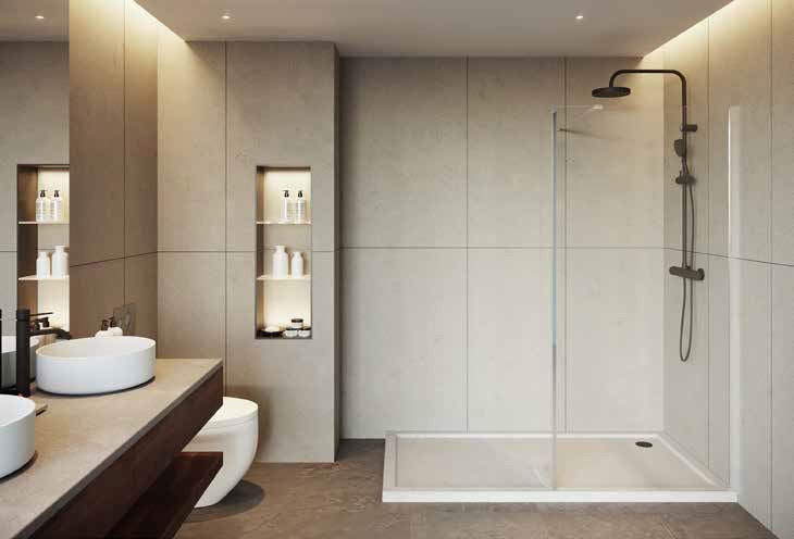 Ambient 1100mm Wetroom Screen 8mm Supplier 141 