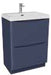 Arc 600mm 2 Drawer Floor Standing Matt Indigo Supplier 141 