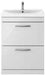 Aura 600mm 2 Drawer Floor Standing Unit Grey Mist Supplier 141 