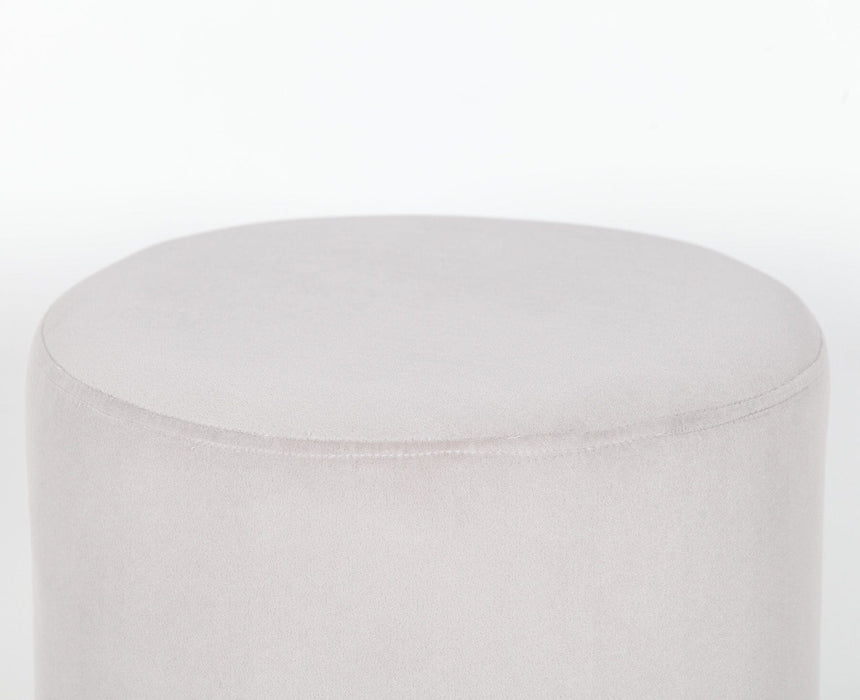 Grey Round Stool Dressing Stool Maison Repro 