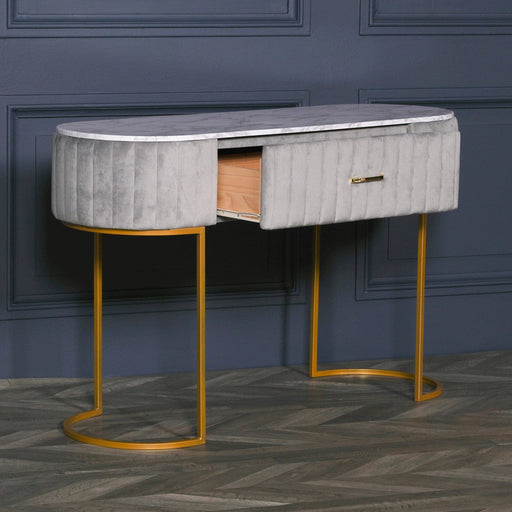 Grey Upholstered Dressing Table Dressing Table Maison Repro 