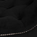 Black Velvet Bench Ottoman Maison Repro 