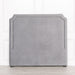 Grey Velvet 5Ft King Size Headboard Headboards Maison Repro 