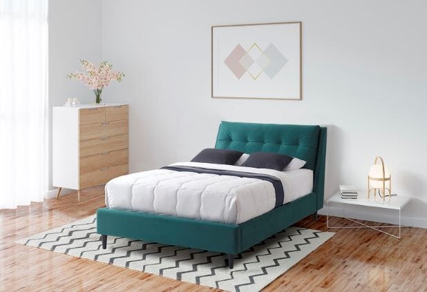 Ava 4'6" Bed - Green Bed Frame FP 