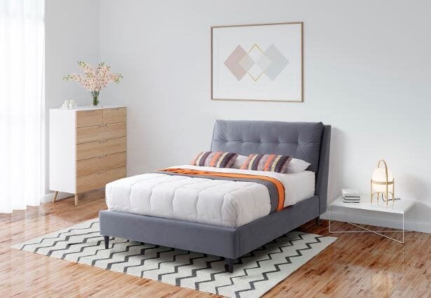 Ava 4'6" Bed - Grey Bed Frame FP 