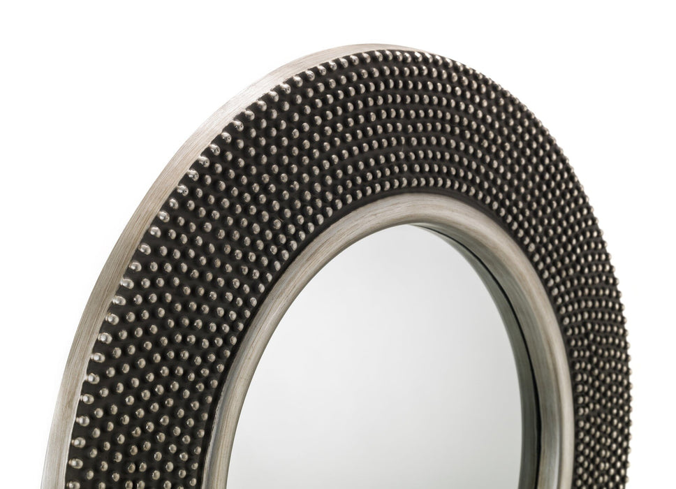 ADAGIO ROUND STUDDED WALL MIRROR Mirror Julian Bowen V2 