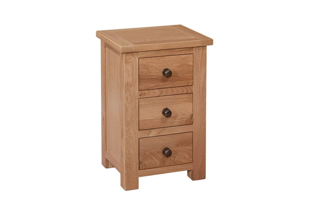 Aintree 3 Drawer Locker Bedside Table Gannon 