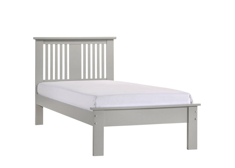 Alana Slatted Bed - White Bed Frame Gannon 4ft 