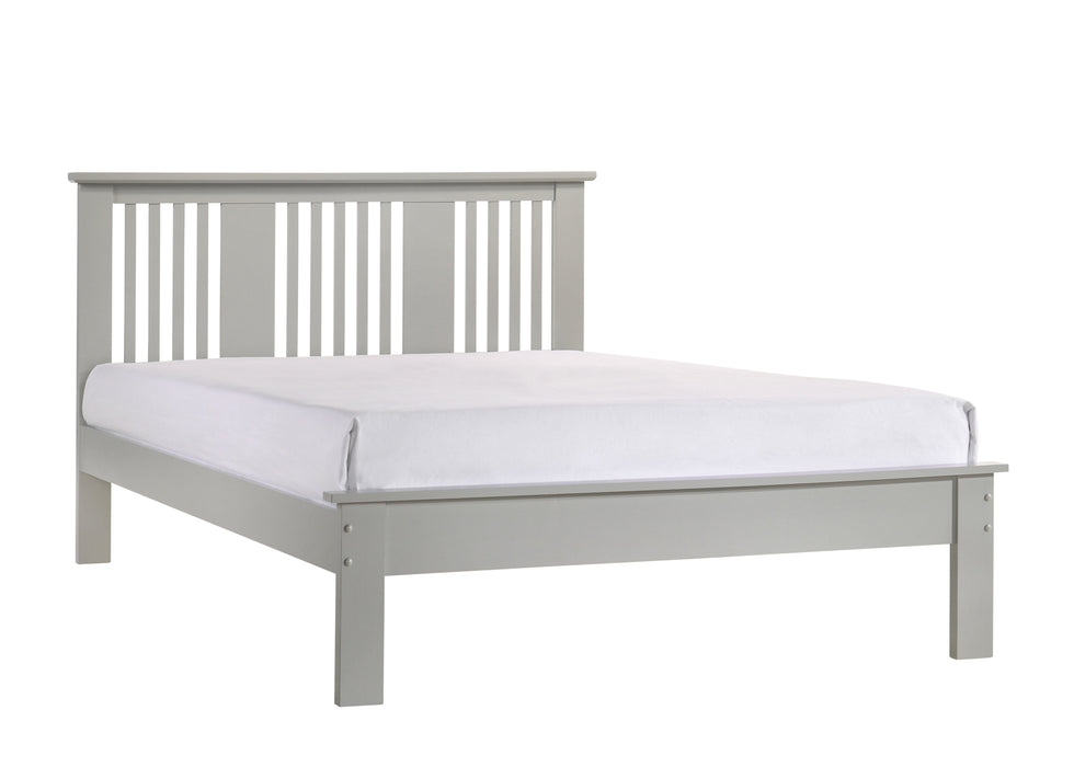 Alana Slatted Bed - White Bed Frame Gannon 