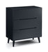 Alicia 3 Drawer Chest - Anthracite Chest of Drawers Julian Bowen V2 