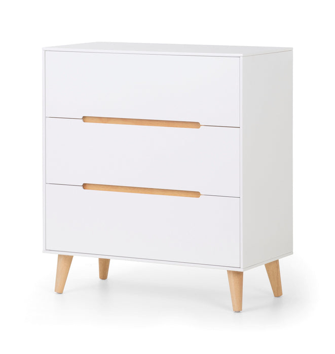 Alicia 3 Drawer Chest Chest of Drawers Julian Bowen V2 