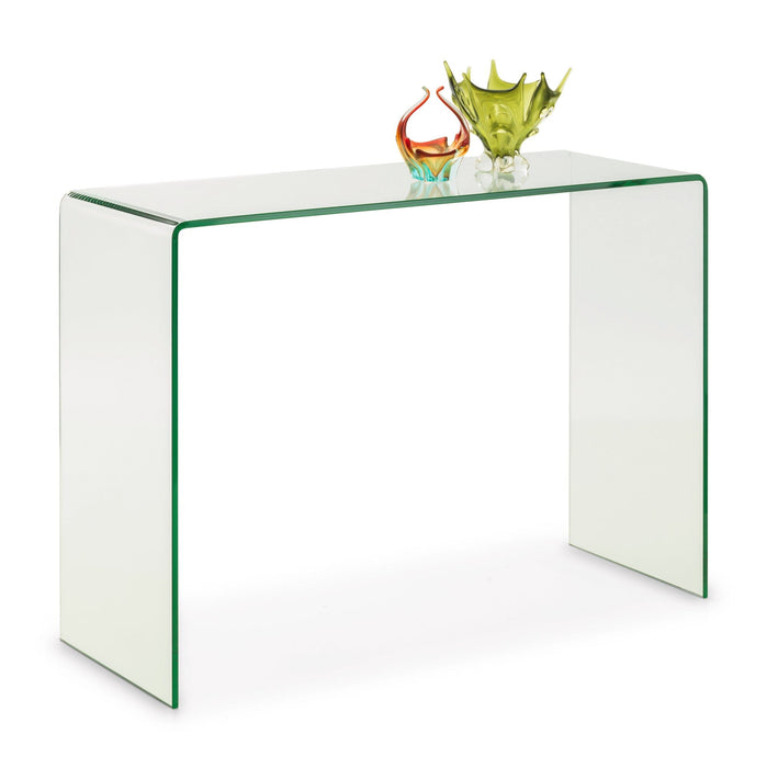 Amalfi Bent Glass Console Table Console Table Julian Bowen V2 