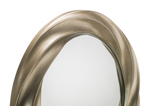 ANDANTE ROUND SILVER WALL MIRROR Mirror Julian Bowen V2 