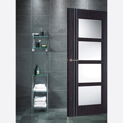 Ash Grey Zanzibar Glazed 4L Internal Doors Home Centre Direct 