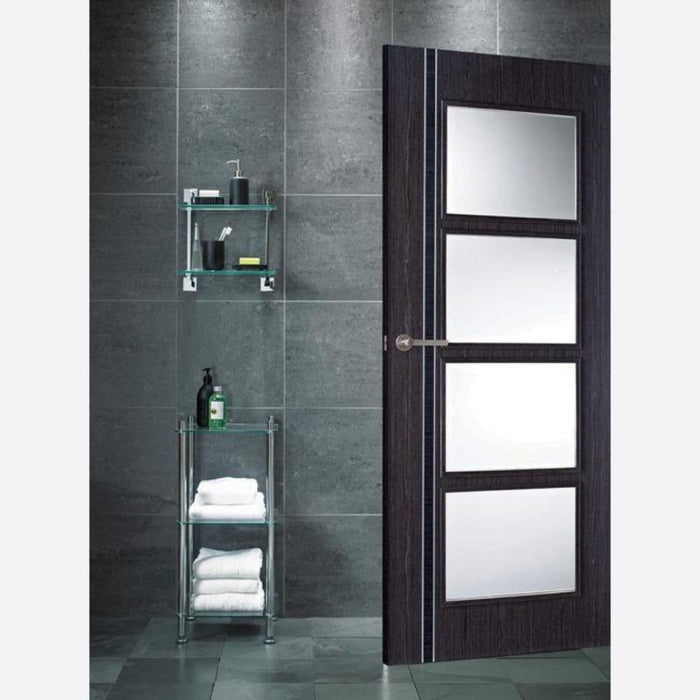 Ash Grey Zanzibar Glazed 4L Internal Doors Home Centre Direct 