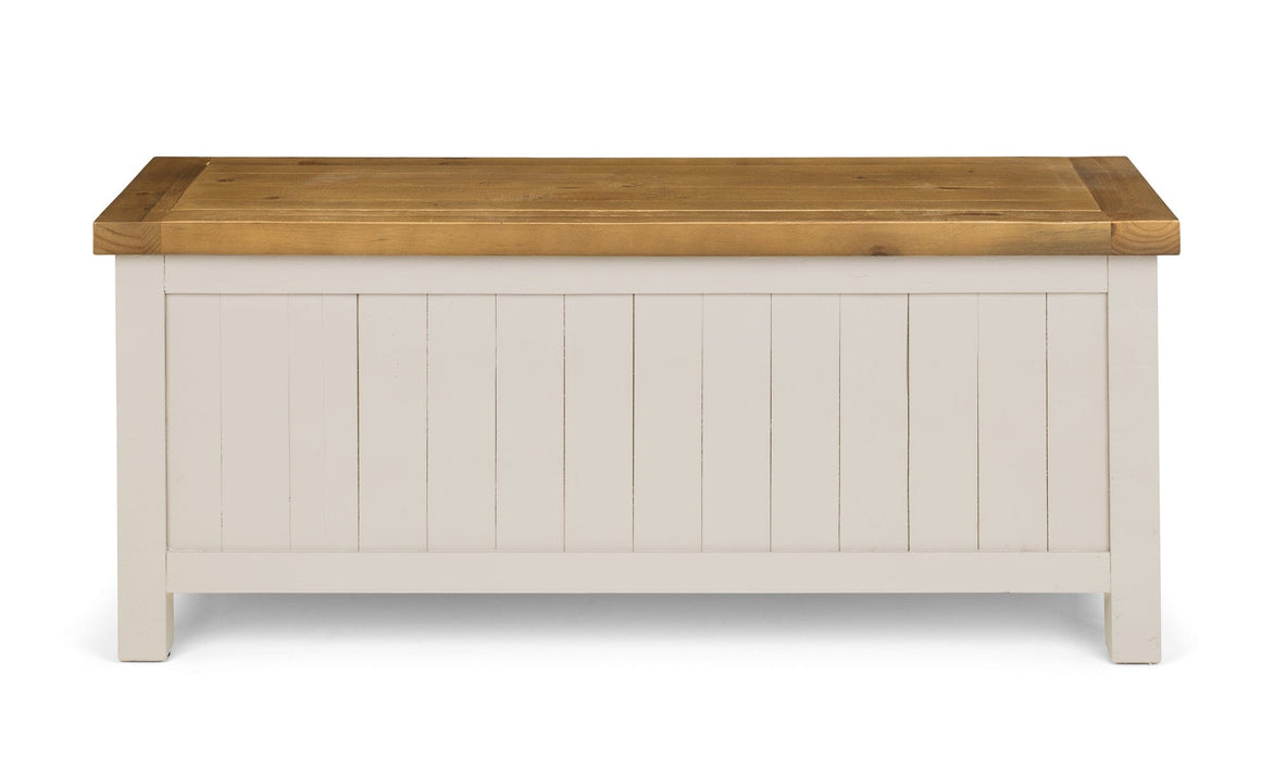 Aspen Storage Bench - Grey Wash Blanket Box Julian Bowen V2 