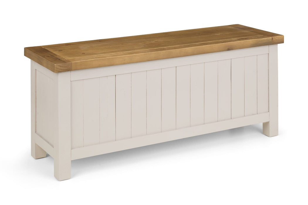 Aspen Storage Bench - Grey Wash Blanket Box Julian Bowen V2 