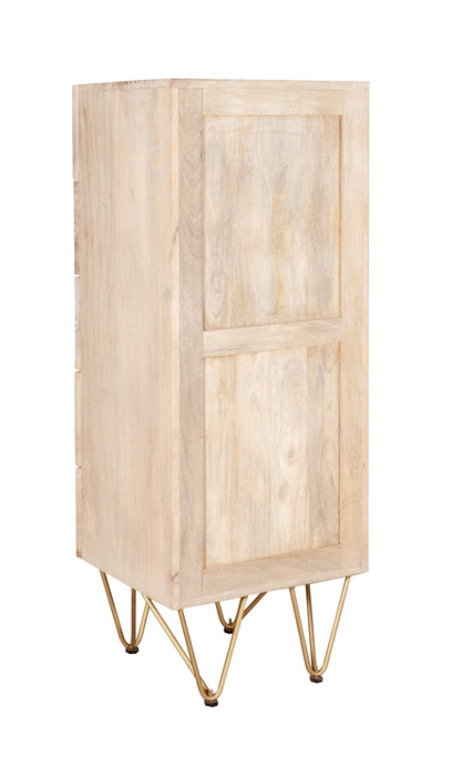 Light Gold Tall Chest of Drawers Light Gold IHv2 