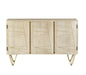 Light Gold Large Sideboard 3 Doors Light Gold IHv2 