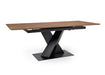 Bronx Extending Table 1600-2000mm - Light Walnut Extending Dining Table FP 