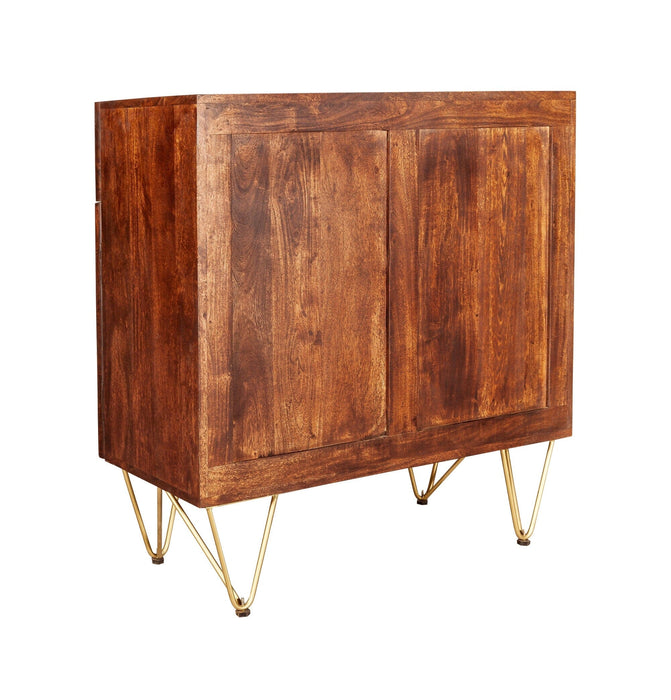 Dark Gold 2 Door Medium Sideboard Dark Gold IHv2 