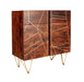 Dark Gold 2 Door Medium Sideboard Dark Gold IHv2 