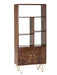 Dark Gold Large Bookcase 2 Door Dark Gold IHv2 