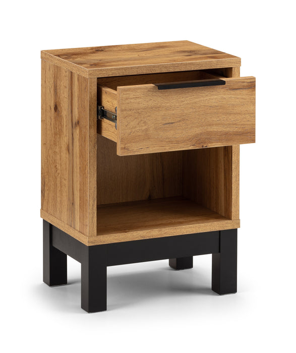 Bali 1 Drawer Bedside Table Bedside Table Julian Bowen V2 