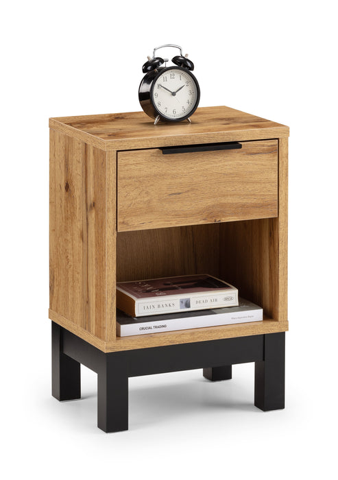 Bali 1 Drawer Bedside Table Bedside Table Julian Bowen V2 