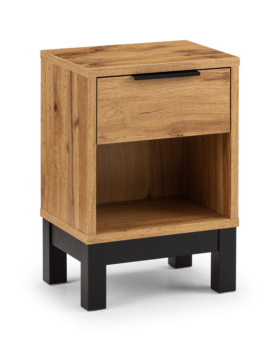 Bali 1 Drawer Bedside Table Bedside Table Julian Bowen V2 