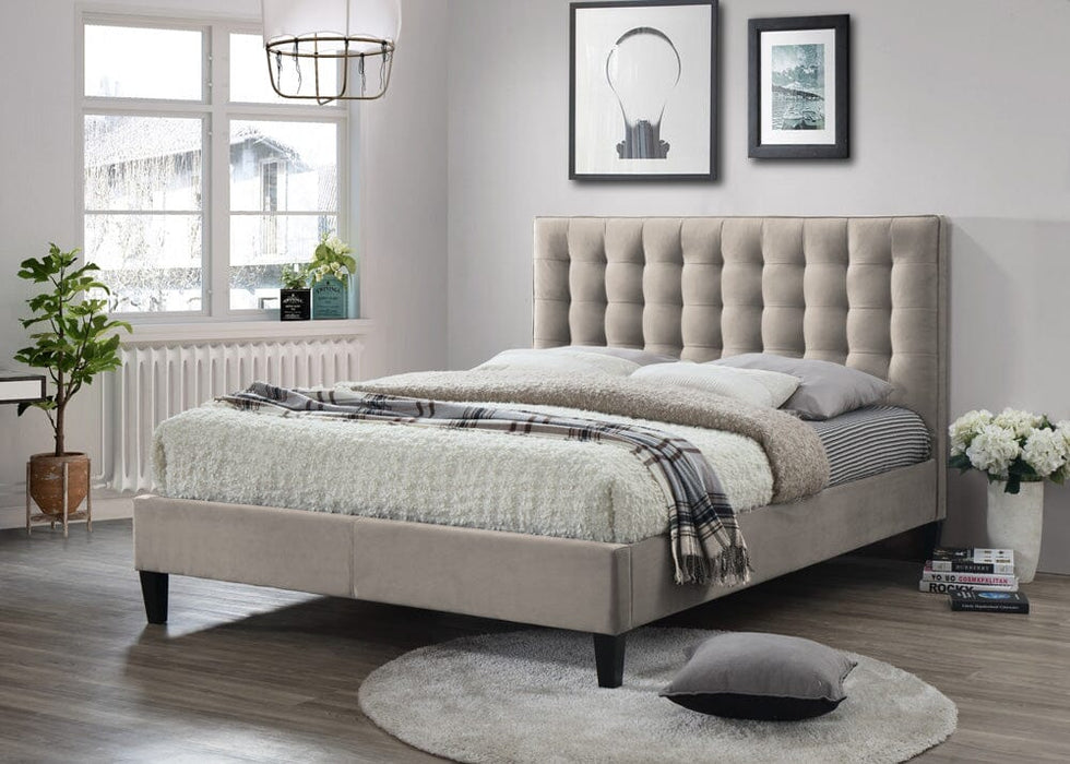 Becky 4'6 Bed - Champagne Bed FP 